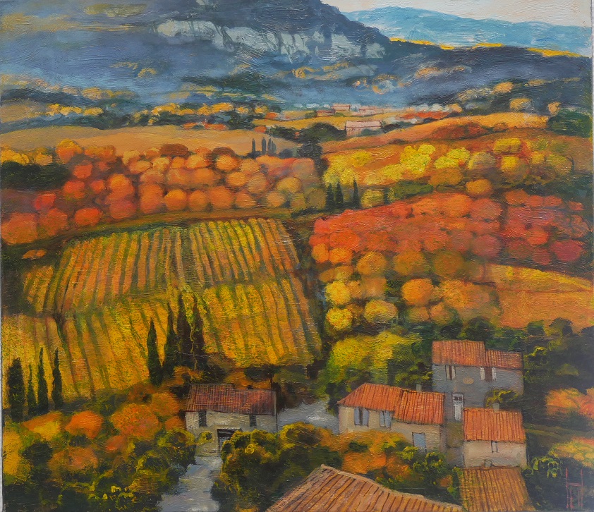 Etude für Herbst in der Provence