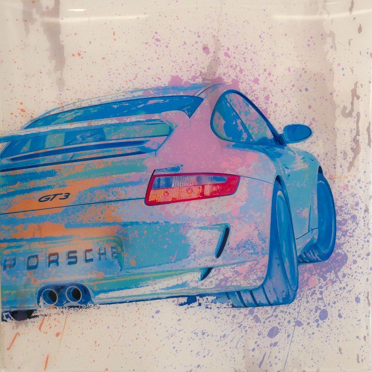 Mini Porsche blau