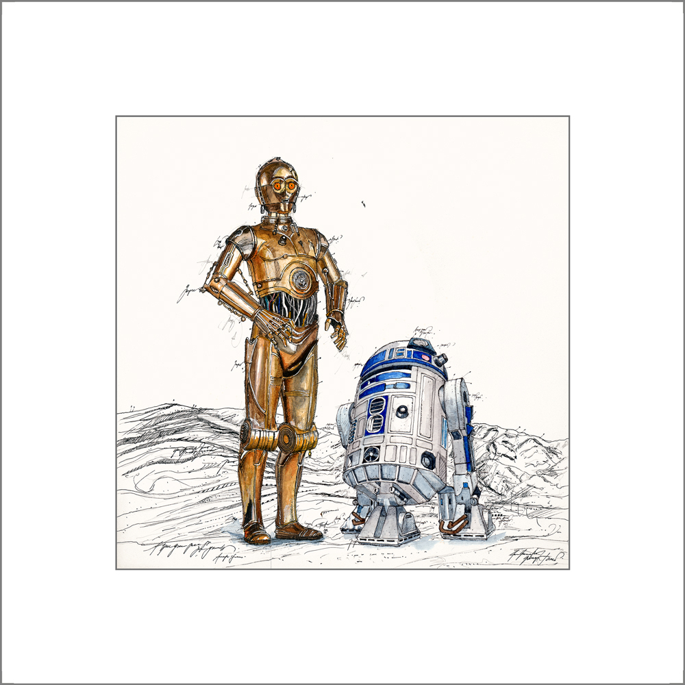 C-3PO & R2D2, groß
