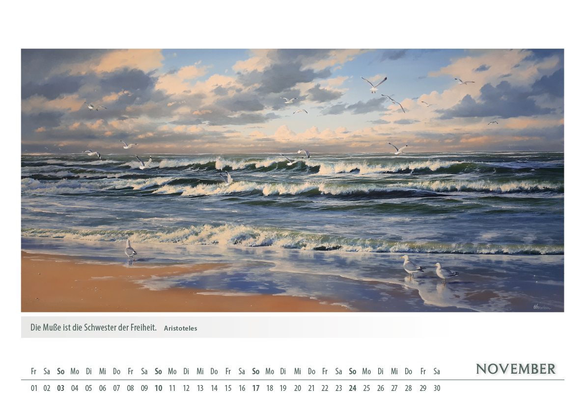 Kalender 2024 von Karsten Meiwald - Meerblicke  