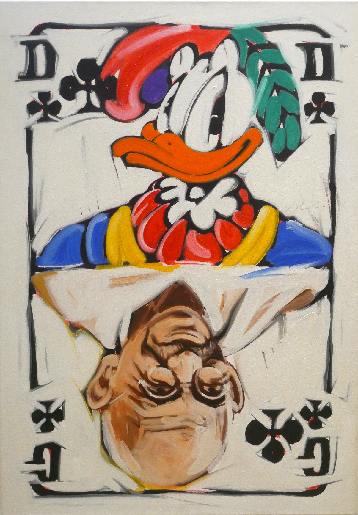 Kreuzkarten Duett, Donald und Gandhi