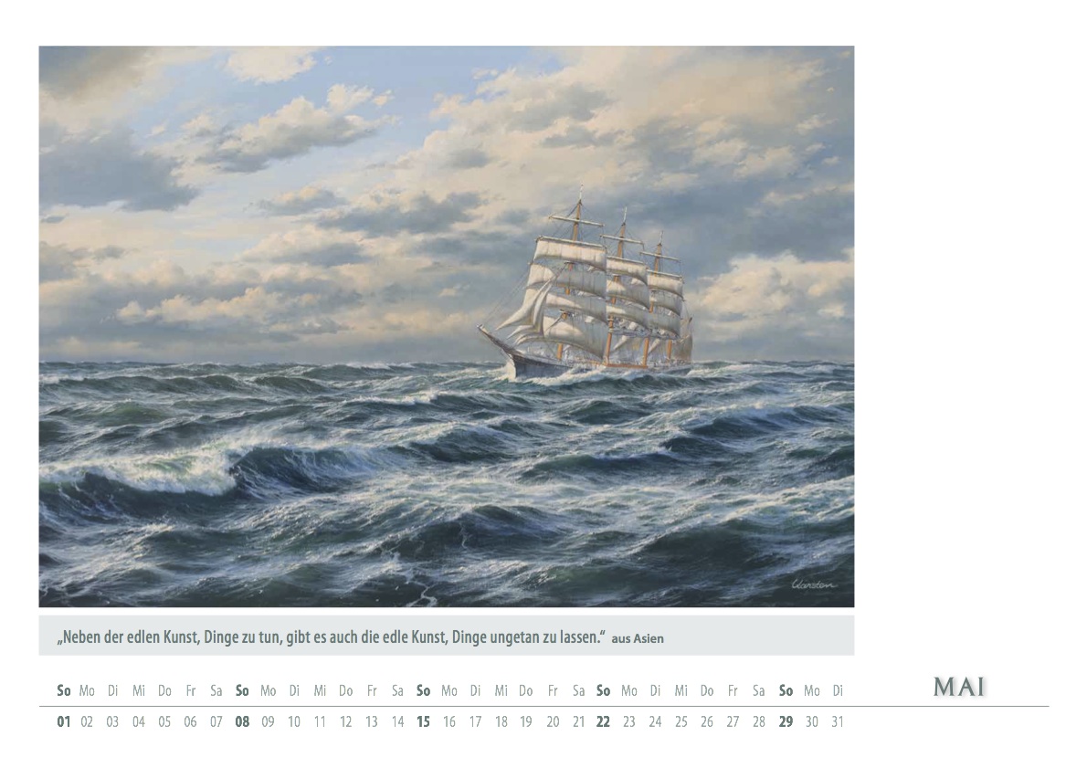 Kalender 2016 von Karsten Meiwald - Meerblicke